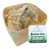 The Original Green Burial Bamboo Basket Urn - Adult - Child - Pet Biodegradable Urn