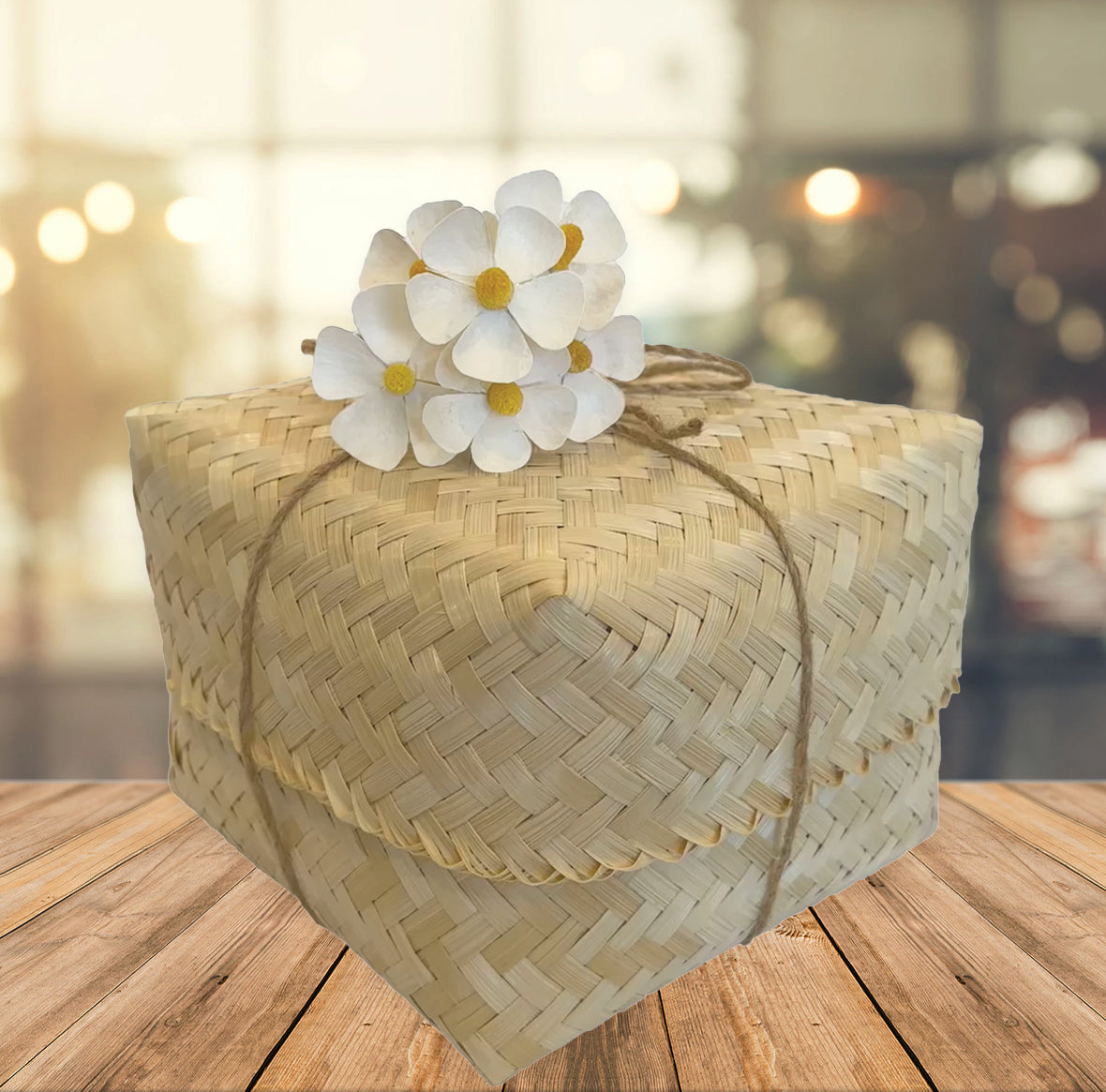 The Original Green Burial Bamboo Basket Urn - Adult - Child - Pet Biodegradable Urn