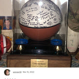 Basketball Case Memorial Urn -  AUTOGRAPH BASKETBALL