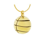Basketball Gold Cremation Urn - Love Charms™ Option