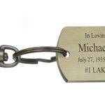 Basketball Dog Tag Heart Key Chain Urn