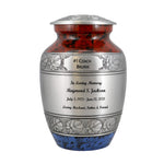 Basketball Red White & Blue Medium Urn
