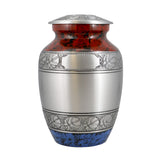 Basketball Red White & Blue Medium Urn