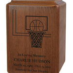Basketball Hoop Urn