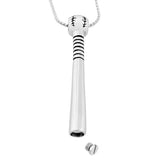 Baseball & Bat Cremation Jewelry Urn - Love Charms Option