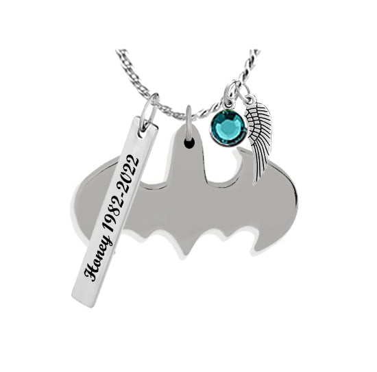 Bat Shadow Ash Cremation Urn - Love Charms™ Option