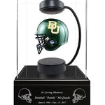 Football Cremation Urn & Baylor University Hover Helmet Décor