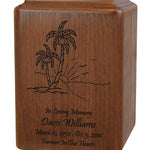 Palm Tree Beach Urn