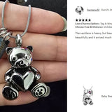 Baby Bear Ash Urn Pendant - Love Charms™ Option