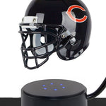 Football Cremation Urn & Chicago Bears Hover Helmet Décor