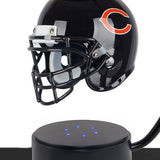 Football Cremation Urn & Chicago Bears Hover Helmet Décor