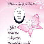 Butterfly Poem Urn and Photo