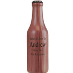 Beer Bottle Toast Keepsake Urn - Light or Dark Wood Options