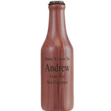 Beer Bottle Toast Keepsake Urn - Light or Dark Wood Options