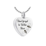Don't Forget To Tell The Bees Ash Urn - Love Charms™ Option