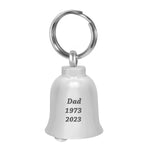 Freedom Rider Motorcycle Bell Key Chain Ash Urn - Engraving Available