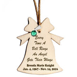  A Bell Rings Birthstone Ornament 