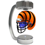 Football Adult or Medium Cremation Urn & Cincinnati Bengals Hover Helmet Décor - Free Engraving