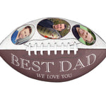 Triple Photo Football Cremation Urn