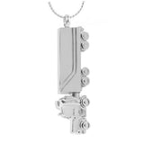 Truck 18 Wheeler Semi Pendant Urn - Love Charms® Option
