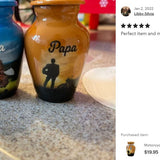Eagle In Flight Mini Urn - Love Charms® Option