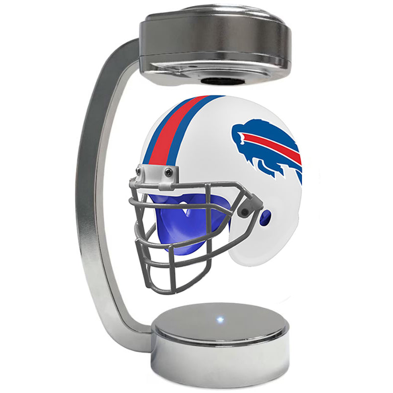 Football Adult or Medium Cremation Urn & Buffalo Bills Hover Helmet Décor - Free Engraving