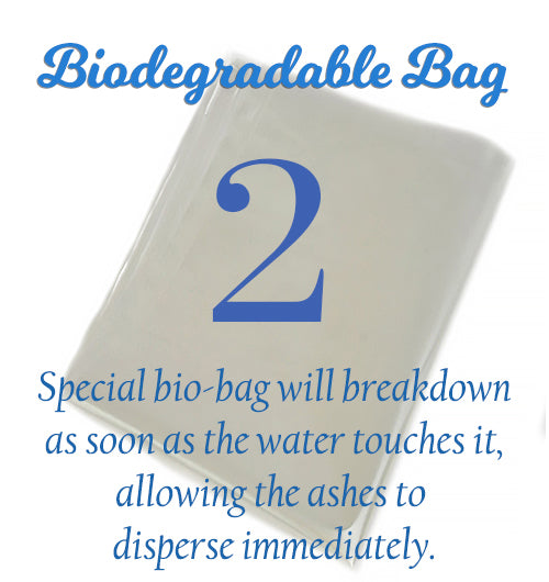 Lilac Peaceful Pillow® Companion Water Burial Urn - Biodegradable Burial At Sea For Two Urn - Wide River Urn