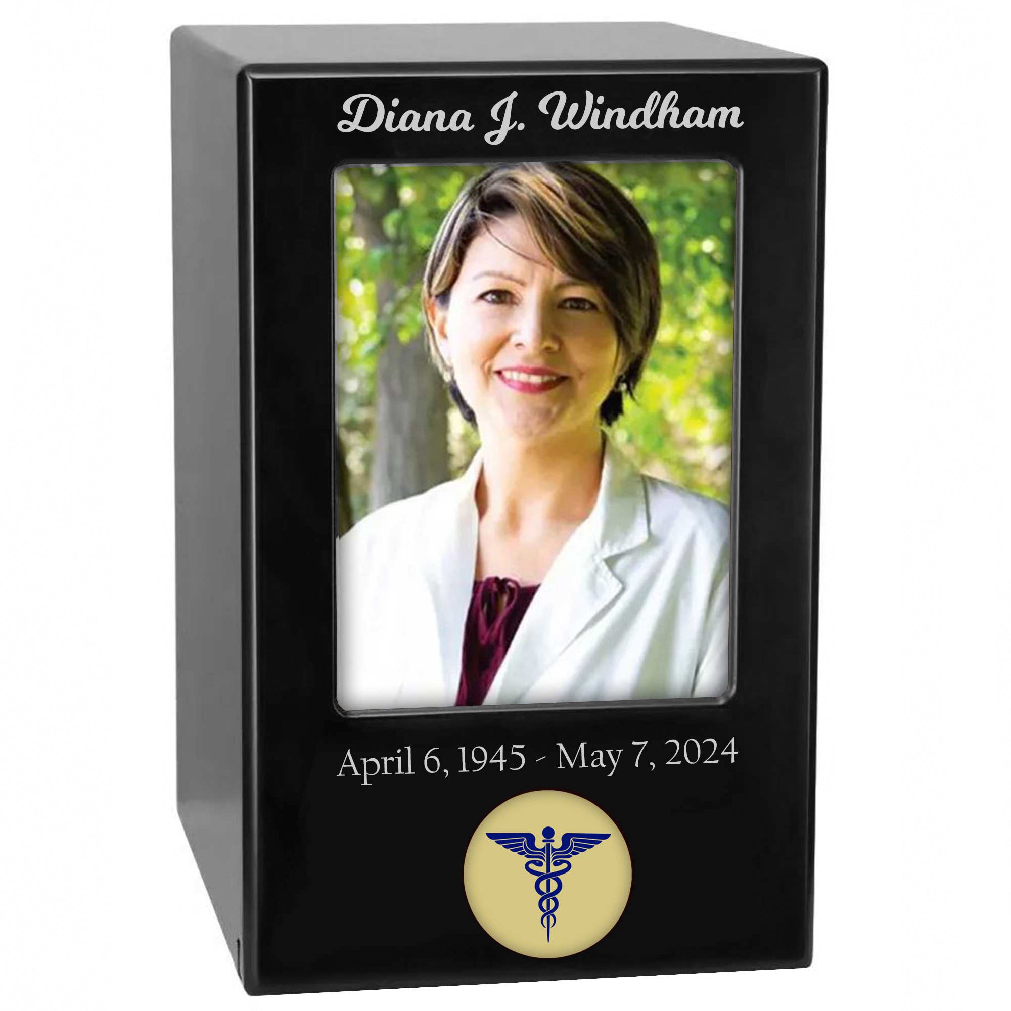 Doctor, Nurse or Paramedic Adult Cremation Photo Urn