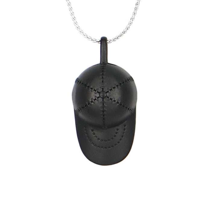Black Baseball Cap Ash Urn - Love Charms™ Option