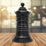 Chess Black Custom Engraving Adult Metal Urn