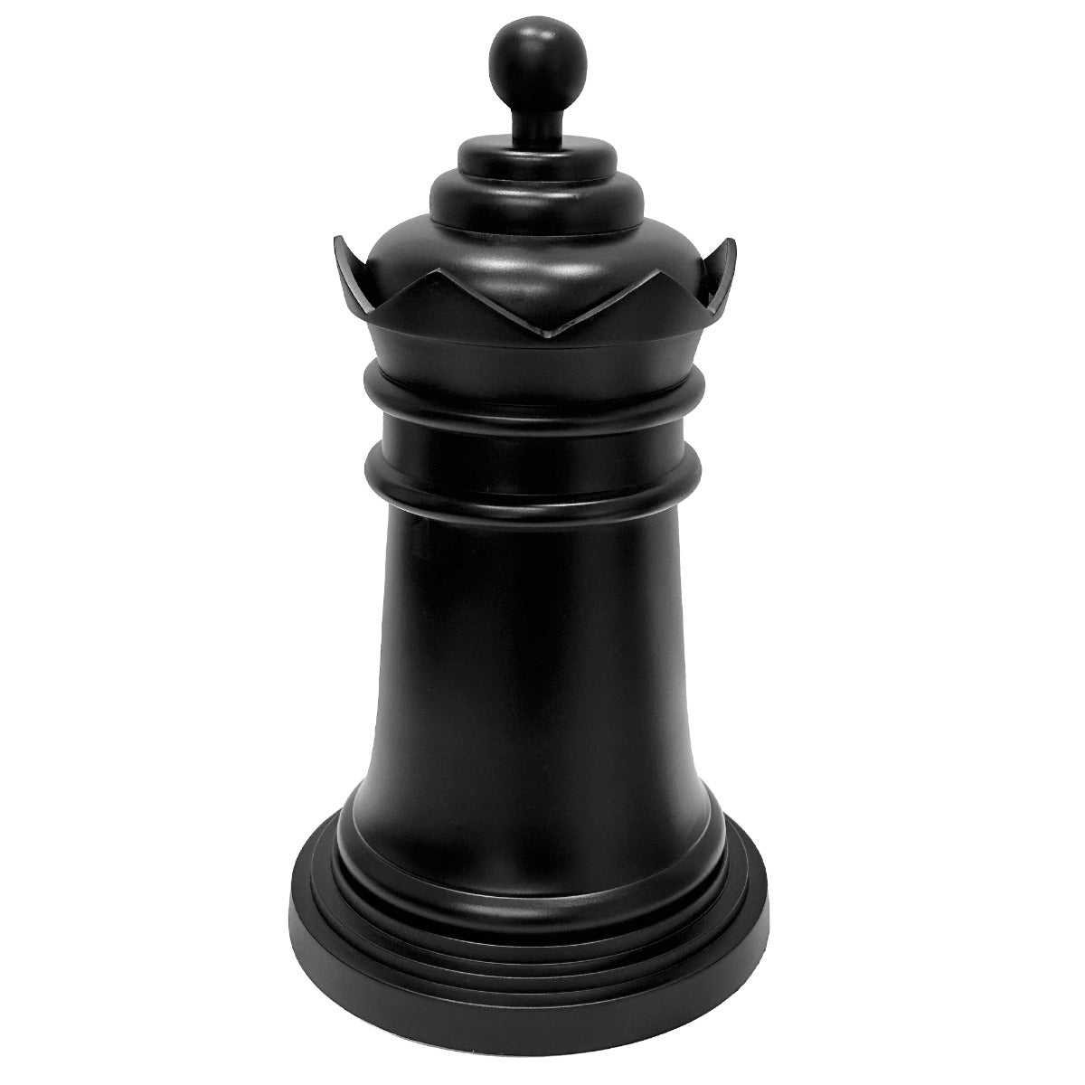 Chess Black Custom Engraving Adult Metal Urn 