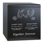 Love Doves Companion Wood Urn - Parents Urn - Vault Option
