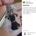 Black Dog Jewelry Urn - Love Charms™ Option