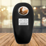 Black Motorcycle Gas Tank Large Adult Cremation Urn - Free Plate & Photo Option