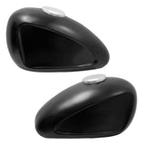 Black Motorcycle Gas Tank Large Adult Cremation Urn - Free Plate & Photo Option