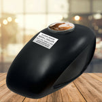 Black Motorcycle Gas Tank Large Adult Cremation Urn - Free Plate & Photo Option