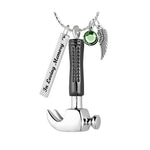 Large Hammer Ash Pendant Urn - Love Charms™ Option 