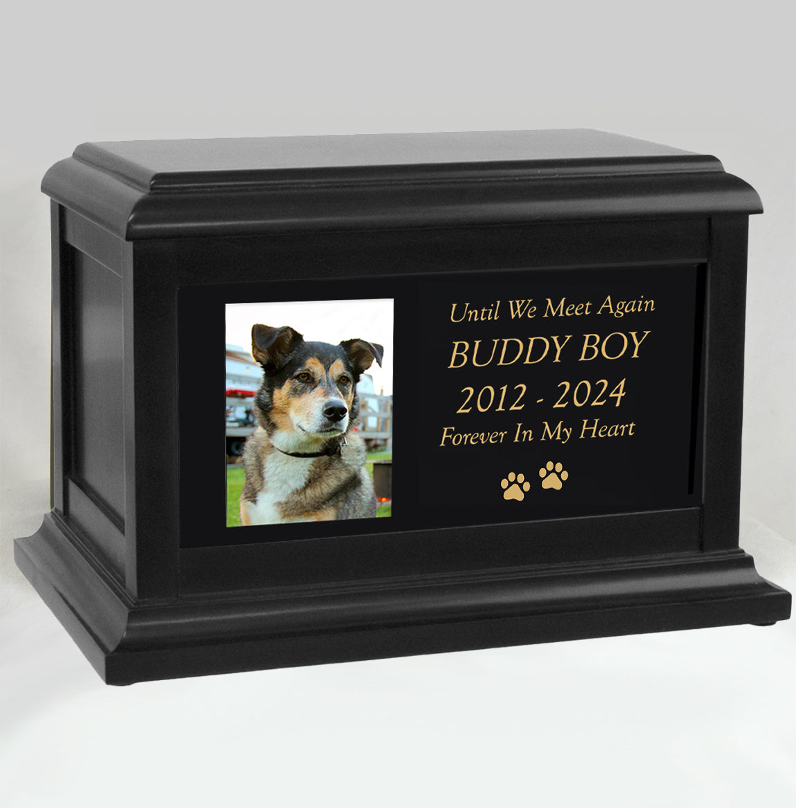 Ponderosa Pet Urn - Dog or Cat  Photo Option or Backyard Tree - Free Engraving