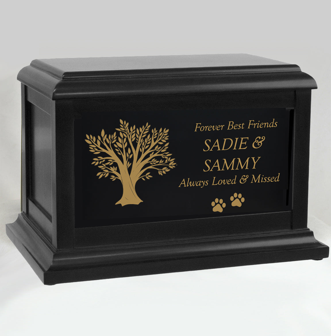 Ponderosa Pet Urn - Dog or Cat Photo Option or Backyard Tree 