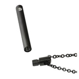 Black Slender Cylinder Cremation Jewelry Urn