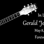 Black & White Guitar Memorial Keychain Urn