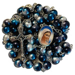 Blessed Mary Rosary Necklace Urn
