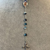Blessed Mary Rosary Necklace Urn