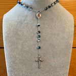Blessed Mary Rosary Necklace Urn