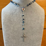 Blessed Mary Rosary Necklace Urn