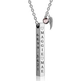 Stainless Bar Block Ash Urn - Option 4 Sides Engraved