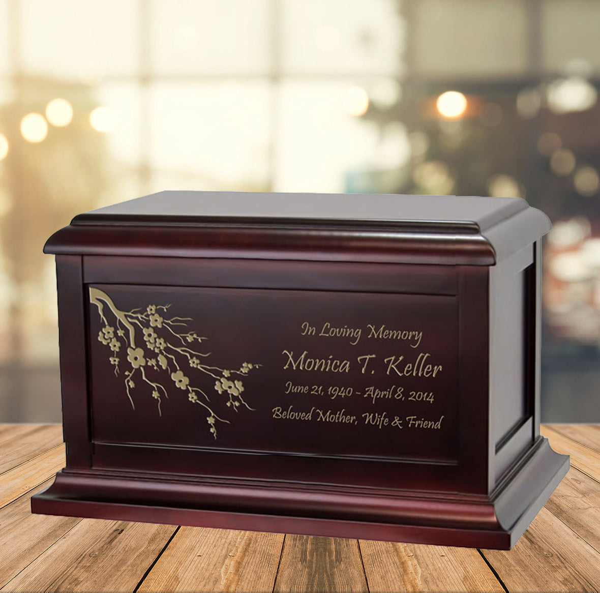 Spring Blossoms Cremation Urn