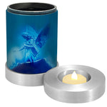 Blue Angel Candle Cremation Urn - Engraving Available - LED Candle Included