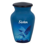 Blue Angel of Protection Mini Urn - Love Charms™ Option
