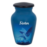 Blue Angel of Protection Mini Urn - Love Charms™ Option